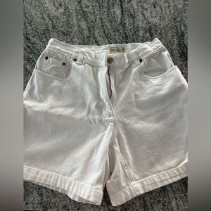 Liz Claiborne White Jean Shorts